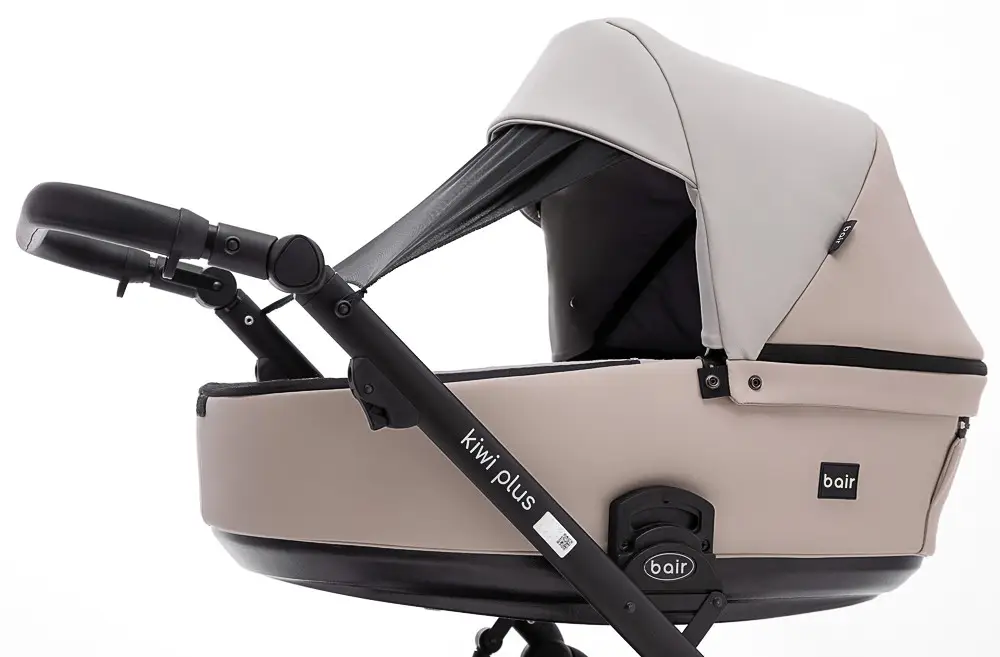 Коляска 2 в 1 Bair Kiwi Plus ECO BKP-32/33 бежевый/капучино